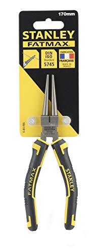 STANLEY 0-84-496 - Alicate boca redonda, 170mm