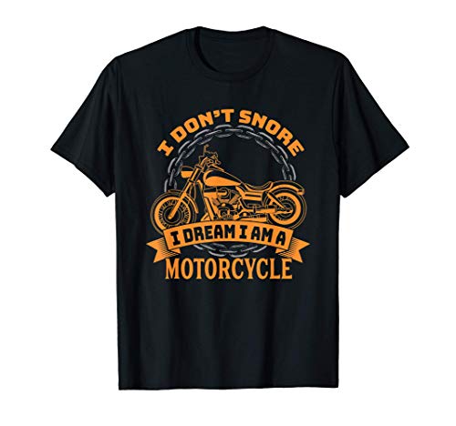 Sueño con motos - Divertido dicho de motos - Motociclista Camiseta