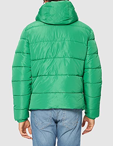 Superdry Con Capucha Chaqueta, Verde, M para Hombre