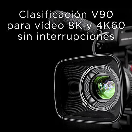 Tarjeta SD UHS-II de Integral de 256GB V90 de hasta 300 MB/s de Velocidad de Lectura y 265 MBs de Velocidad de Escritura, Tarjeta de Memoria SDXC Profesional de Alta Velocidad