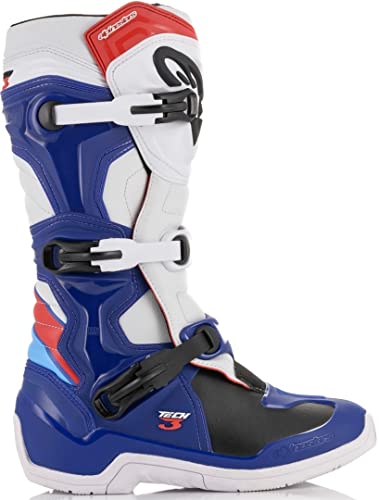 TECH 3 Off-Road Motocross Boot BLUE/WHITE/RED (8)