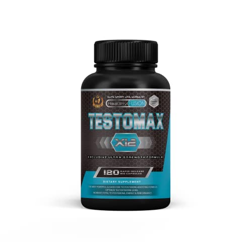 Testosterona | Potente booster de testosterona pura | Con maca andina y taurina | Potenciador sexual | Aumenta la masa muscular, el rendimiento y la libido sexual | Acción quemagrasas | 120 cápsulas