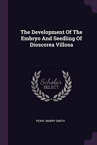 The Development Of The Embryo And Seedling Of Dioscorea Villosa