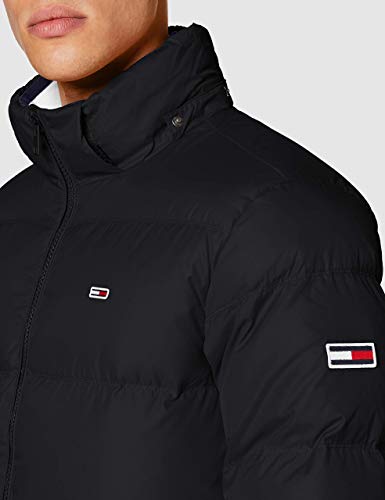 Tommy Jeans TJM Essential Down Jacket Chaqueta, Negro, XS para Hombre