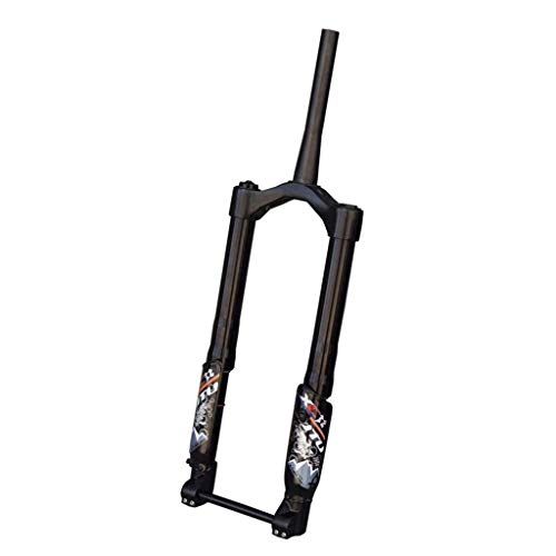 TYXTYX Amortiguador de Aire 26"Pulgadas Horquilla de Bicicleta MTB Bicicleta Horquilla Invertida Tubo cónico 1-1/2" Carrera 150mm Eje pasante 15mm