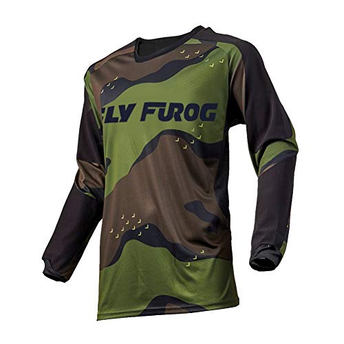 UGLY FROG Downhill Jersey Manga Larga Invierno Ropa de MTB Hombre Entretiempo Térmico Fleece Cálido SJFRH01