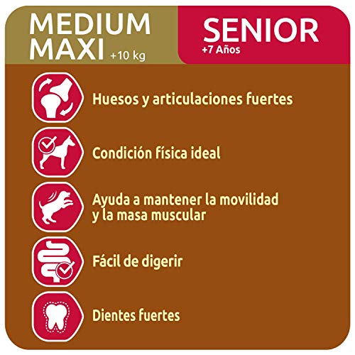 Ultima Pienso para Perros Medium-Maxi Senior de +7 Años con Pollo - 7500 gr