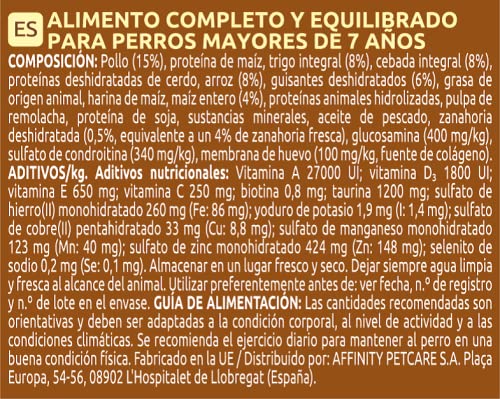 Ultima Pienso para Perros Medium-Maxi Senior de +7 Años con Pollo - 7500 gr