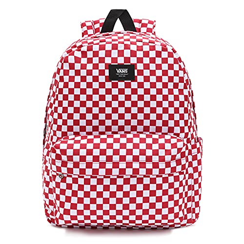 Vans Old Skool Check Backpack, Mochila Unisex Adulto, Chili Pepper-Checkerboard, Talla única