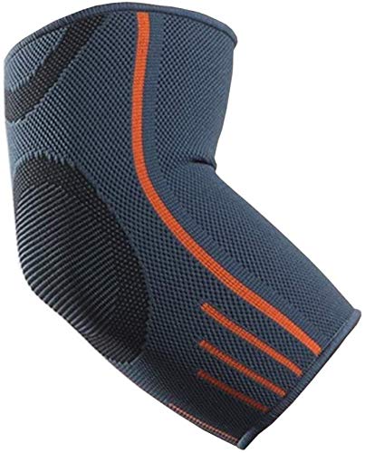 VITTO Coderas Epicondilitis para Hombre y Mujer, Coderas Deportiva para Crossfit, Tendinitis, Codo Golfista y Codo Tenista (L, Gris)