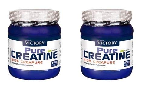 Weider Pack Dúo Pure Creatine (2X500g) en polvo, 100% Creapure