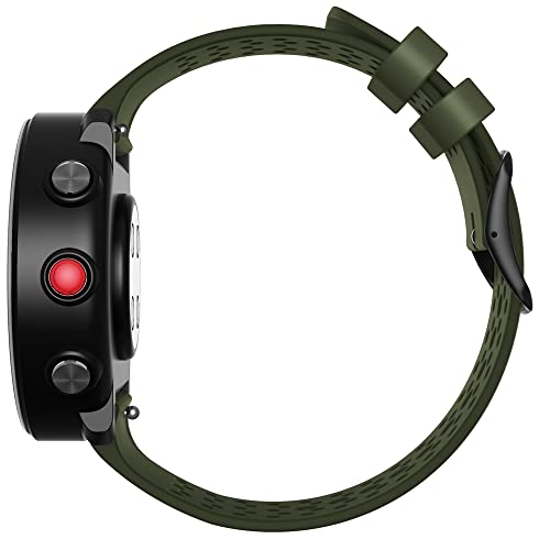 WIIKAI Compatible con Polar Vantage M Correas para Relojes, Correa de Pulsera de Reemplazo.(Ejercito Verde)