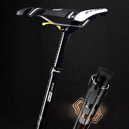 Yajun Tija De Sillín Bicicleta Amortiguador De Resorte Ajustable MTB Asiento De Sillín De Bici De Montaña Asiento De Bicicleta De Carretera Piezas De Poste De Asiento,31.6mm