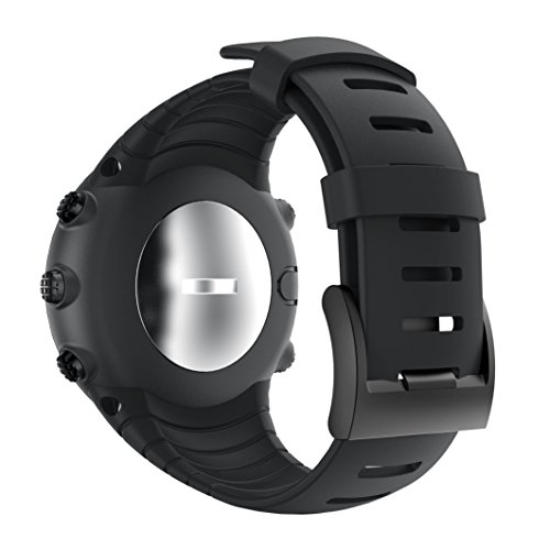 Yaspark Suunto Core Correa, Silicona Suave Bandas Repuesto Accesorio Deportiva Pulsera para Suunto Core Smart Watch