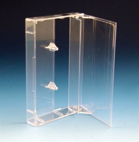 10 Cajas Estuches Transparentes para Cintas DE Cassette/Ref. 1563