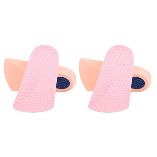 1.5cm Medias zapatos Almohadilla para aumentar la altura Cuhions del talón 2 pares de plantillas para elevadores suaves para acampar, escalar, caminar para botas, calzado deportivo