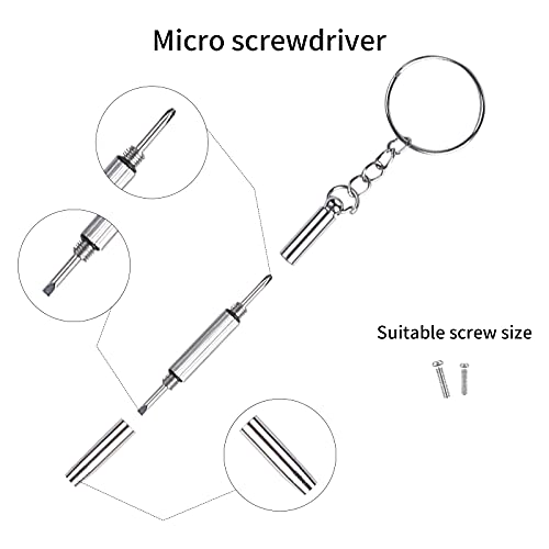 183 Piezas Kit de Reparación de Gafas, Accesorios para Gafas Incluye Almohadillas Nasales Antideslizantes Gafas, Gancho para la Oreja, Tuerca, Mini Destornillador, para Gafas Gafas de sol