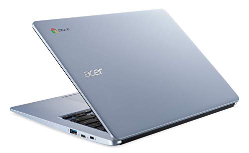 Acer Chromebook 314 - Ordenador Portátil 14" HD (Intel Celeron N4020, 4GB RAM, 32GB eMMc, Intel UHD Graphics, Chrome OS), Color Plata - Teclado Qwerty Español