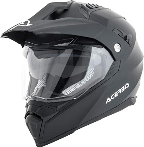 Acerbis Casco Flip Fs-606 Nero 2 L, Hombre, Multicolor, L