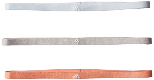 adidas 3Pp Hairband Cintas De Pelo, Hombre, Azul (tinazu/pertiz/Blanco), Talla Única