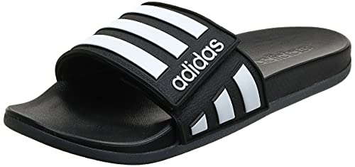 Adidas Adilette Comfort Adj, Zapatillas Deportivas Hombre, Core Black/FTWR White/Grey Six, 42 EU