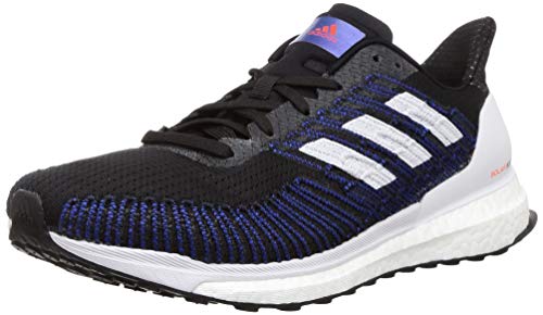 Adidas Boost ST 19 M, Zapatillas Running Hombre, Negro Core Black Dash Grey Solar Red, 45 1/3 EU