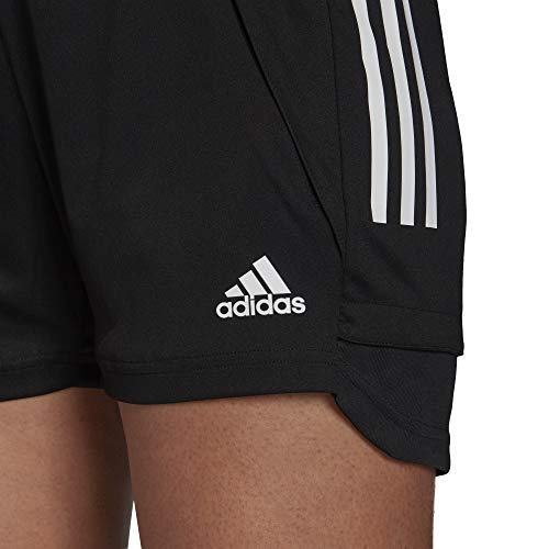 adidas Con20 TR SHO W Pantalones Cortos de Deporte, Mujer, Black/White, XL/L