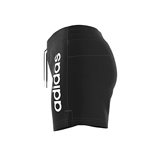 adidas Essentials Linear Logo Shorts W Pantalones Cortos, Mujer, Negro (Black/White), S