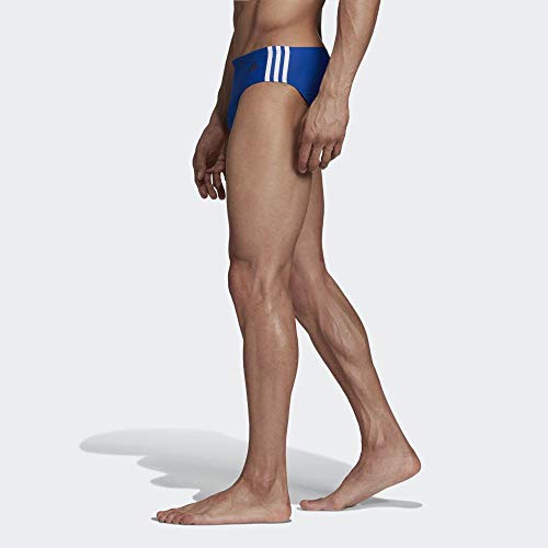 adidas Fitness 3 Bandas Bañador Slip, Hombre, Azul (Collegiate Royal/White), 1