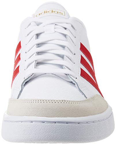 adidas Grand Court SE, Sneaker Hombre, Cloud White/Scarlet/Chalk White, 42 EU