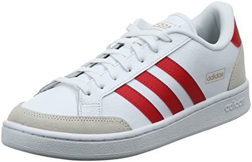 adidas Grand Court SE, Sneaker Hombre, Cloud White/Scarlet/Chalk White, 42 EU