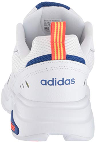 adidas Strutter, Zapatillas Hombre, FTWR White Shock Yellow-Reloj de Pulsera, Color Blanco y Amarillo, 40 EU