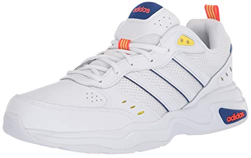 adidas Strutter, Zapatillas Hombre, FTWR White Shock Yellow-Reloj de Pulsera, Color Blanco y Amarillo, 40 EU