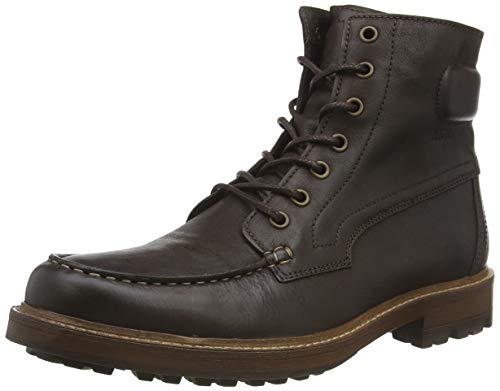 Aigle Licourt High, Botas Biker Hombre, Marrón (Dark Brown 001), 44 EU