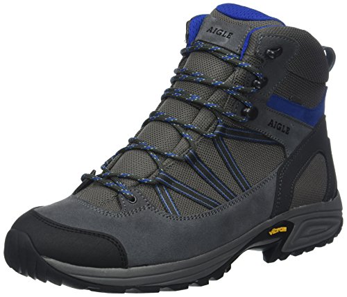 Aigle MOOVEN Mid Gore-Tex, Zapatos de High Rise Senderismo Hombre, Gris (Midgrey/Capri), 42 EU