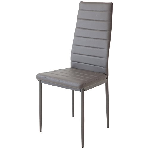 Albatros 2700 MILANO Set de 6 sillas de comedor, gris