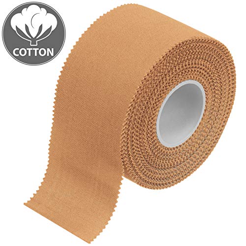 ALPIDEX 12 x Cinta Adhesiva Deportiva 3,8 cm x 10 m Sport Tape, Color:de Color Carne