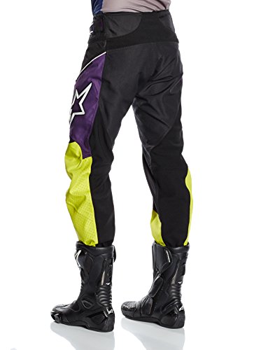 Alpinestar Cycling Pantalón de Moto A-Line Viola/Giallo W28