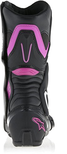 Alpinestars - Botas de moto Alpinestars Stella Smx-6 V2 en color negro, fucsia y blanco - 38