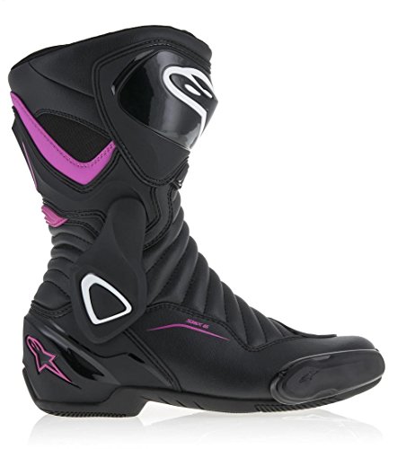 Alpinestars - Botas de moto Alpinestars Stella Smx-6 V2 en color negro, fucsia y blanco - 38