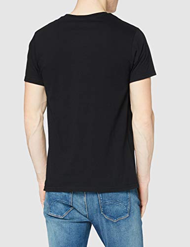 Alpinestars - Camiseta con Cuello Redondo de Manga Corta para Hombre, Color Blanco (Black/White), Talla Small