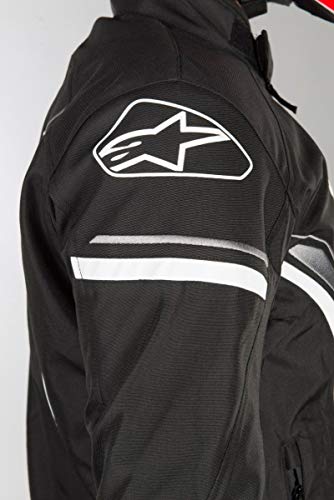 Alpinestars Chaqueta moto T-sp-1 Waterproof Jacket Negro Blanco, Negro/Blanco, M