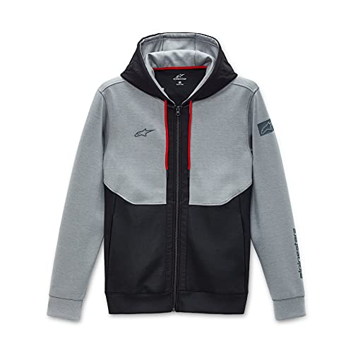 Alpinestars, Exotech Tech Hoodie , Sudadera, Brezo Gris, L, Hombre