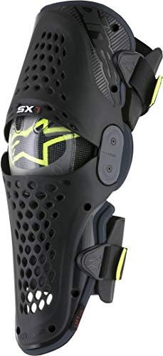 Alpinestars Men's SX-1 Knee Guard (White/Black, XX-Large)