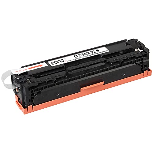 Amazon Brand - Eono Cartucho de tóner remanufacturado de HP 131X y HP 131A CF210X CF210A para usar con impresoras HP LaserJet Pro 200 color MFP M251n MFP M251nw MFP M276n MFP M276nw (negro, pack de 1)