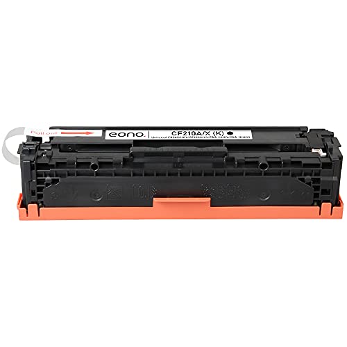 Amazon Brand - Eono Cartucho de tóner remanufacturado de HP 131X y HP 131A CF210X CF210A para usar con impresoras HP LaserJet Pro 200 color MFP M251n MFP M251nw MFP M276n MFP M276nw (negro, pack de 1)