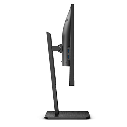 AOC U27P2 - Monitor Home Office - UHD 4K 27", 3840 x 2160, IPS, 60 Hz, 350 CD, Adaptive Sync, Regulable Altura, Color Negro