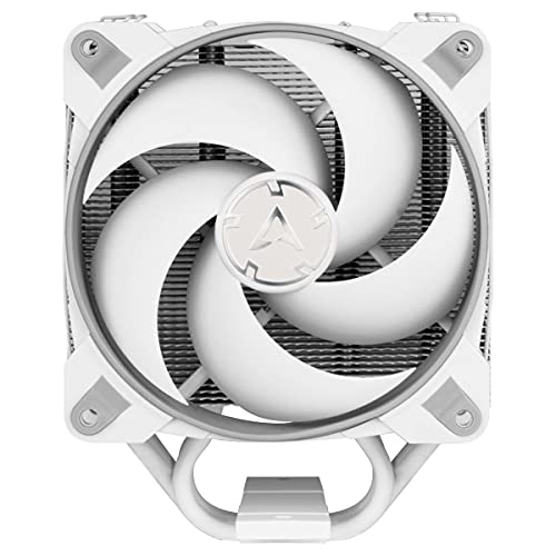 ARCTIC Freezer 34 eSports DUO - Disipador de CPU, Ventola de CPU, Enfriador de CPU Push-Pull, Motor Silencioso, Desde 200 hasta 2100 RPM, 2 Ventiladores PWM 120 mm - Gris/Blanco