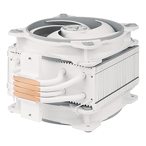 ARCTIC Freezer 34 eSports DUO - Disipador de CPU, Ventola de CPU, Enfriador de CPU Push-Pull, Motor Silencioso, Desde 200 hasta 2100 RPM, 2 Ventiladores PWM 120 mm - Gris/Blanco