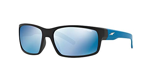 Arnette 0AN4202 226855 62 Gafas de Sol, Negro (Fuzzy Black/Blueemirrorbluee), Hombre